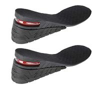 Semelles de rehaussement, semelle rehaussante, Unisexe 4 couches Augmenter la semelle intérieure, Semelle intérieure avec coussin d'air amortissant,Convient à toutes les tailles adultes PU unisexe