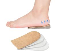 Semelles de soulagement du talon orthopédiques ajustables conception en 4 couches pour les différences longueur des jambes douleur au soutien contre l éperon calcanéen et la tendinite coussinets augme