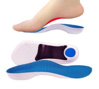 Semelles de soutien de la voûte plantaire - 20,4 x 9,5 x 3,18 cm - 2 pièces - Soulagement des pieds plats en cas de pronation - Semelle intérieure rembourrée pour la stabilité de l'équilibre