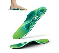 Semelles de soutien de la voûte plantaire, semelles orthopédiques QBK pour métatarsalgie, soulagement de l'inflammation du tendon d'Achille, surpronation et soutien de la voûte plantaire élevée L