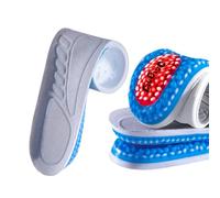 Semelles de sport unisexes épaissies en latex et PU | Amortissement d'air, silicone et absorption de la transpiration | Respirantes, confortables et absorbant les chocs | 44-45 EUR Homme