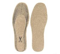 Semelles de sports d'hiver avec construction en feutre de laine absorbant les chocs, épaisses pour plus de chaleur et conçues pour une personnalisation multi-tailles (1 pièce)