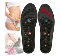 Semelles de Thérapie Magnétique pour la Perte de Poids - Semelles d'Acupression Confortables pour Hommes et Femmes - Prévention de la Fasciite Plantaire et Massage Relaxan(Size:S:(35-39),Color:1 Pair)
