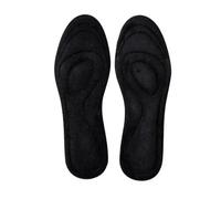 Semelles En Coton 10 pièces garder au chaud semelle intérieure épaissir doux for chaussures coussin de Massage Sport d'hiver auto-chauffant coussinets(Black-5pair,EU39-40(250mm))