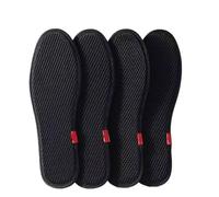 Semelles En Coton Semelles Intérieures En Charbon De Bois, Coussinets Chaussures Maille Respirante Absorbant La Sueur For Femmes Et Hommes, Sport Course, Insérer Des(Black 2pairs,35)