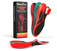 Semelles en fibre de carbone pour sportifs : augmente les performances de course et de saut, soulage la fasciite plantaire - Pour hommes et femmes, L, 43-44 femmes / 41-42 hommes