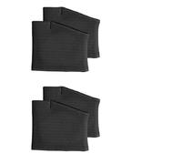 Semelles en gel de silicone pour hommes et femmes - Coussinets métatarsiens en nid d'abeille pour un soulagement respirant(Black 2pairs,L)