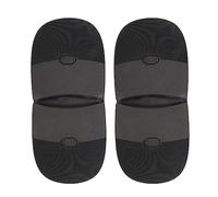 Semelles Extérieures en Caoutchouc pour Talons, Noir, Résistant à L'usure, Protection de Coussin, Réparation de Chaussures, 2 Paires de Coussinets de Remplacement Antidérapants