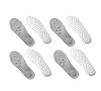 Semelles Footstr, semelles orthopédiques respirantes en mousse souple, semelles plantaires massantes avec soutien de la voûte plantaire (A+4 pairs,41-42)