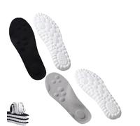 Semelles Footstr, semelles orthopédiques respirantes en mousse souple, semelles plantaires massantes avec soutien de la voûte plantaire (A+2 pairs,41-42)