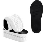 Semelles Footstr, Semelles Stepprs pour hommes et femmes, respirantes 4D, massage Cloud épais avec soutien de la voûte plantaire, adaptées aux hommes et aux femmes