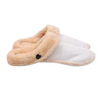 Semelles Fourrées D'hiver Duveteuses pour Sabots, Taille 39/40 | Peluche Douce, Design Amovible Bouton, Isolation du Pied, Usage Maison et Sorties Froides