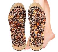 Semelles intérieures à point de pression - Correcteur de pied plat, demi-semelle intérieure, coussin ergonomique respirant pour la marche, les trajets debout, le travail en plein air, les voyages, le