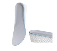 Semelles intérieures absorbant les chocs for augmenter la hauteur des pieds, coussinets for chaussures de croissance, 1 paire Pour Les Fêtes, Les Réunions(3.5CM-Grey blue,EU44)