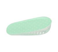 Semelles intérieures adhésives en gel de silicone pour rehausser la hauteur, coussinets de talon rehausseurs doux et confortables pour hommes et femmes, baskets, chaussures roses (2,5 cm)