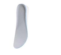 Semelles intérieures augmentées de 1,5 à 3,5 cm - Absorption des chocs - Soutien de la voûte plantaire - Semelle intérieure pour homme et femme - Semelle de 2,5 cm - Gris bleu - Taille 38 (240 mm)
