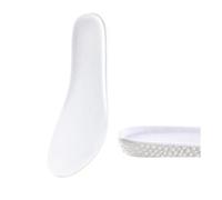Semelles intérieures augmentées de 1,5 à 3,5 cm - Absorption des chocs - Soutien de la voûte plantaire - Semelle intérieure pour homme et femme - Semelle de 1,5 cm - Blanc - Pointure 35 (225 mm)