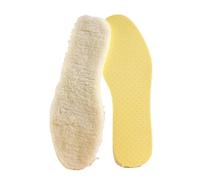 Semelles intérieures Chaudes en Latex et Laine, Respirantes Absorbant la Transpiration, à Semelle Souple, Semelles d'hiver Polaire(Color 02,35-36)