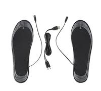 Semelles Intérieures Chauffantes USB - Chauffe-Pieds Thermique USB Ajustable - Insertions Chauffantes pour Chaussures d'hiver,pour La Pêche, Le Camping, La Marche, Les Sports, Le Ski Et Le