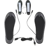 Semelles Intérieures Chauffantes USB,Chauffe-Pieds Thermique USB Ajustable - Insertions Chauffantes pour Chaussures d'Hiver,pour le Plein Air la Pêche le Camping les Sports le Ski le Snowboard par Tem