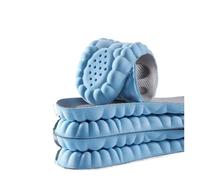 Semelles intérieures de massage 4D super douces pour pieds, paniers de course, semelle de chaussures, soutien de la voûte plantaire, unisexe, gris, 39 à 40 (250 mm)