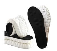 Semelles intérieures de massage des pieds 4D douces qui ne fatiguent pas après une longue période debout pendant une longue période, absorbent les chocs, absorbent la transpiration, désodorisantes