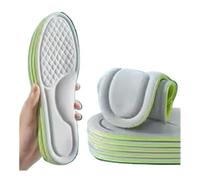 Semelles intérieures de sport pour chaussures de massage 5D - Douces - Déodorant - Respirantes - Absorbant les chocs - Pour pieds - Pour homme et femme - 260 mm