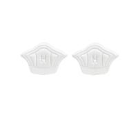 Semelles intérieures de talon for chaussures, 10 pièces, coussinets de Patch for le Sport, taille réglable, semelle intérieure de protection de chaussure, autocollant arrière(White-5mm 1pair)