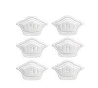 Semelles intérieures de talon for chaussures, 10 pièces, coussinets Patch for le Sport, taille réglable, semelle intérieure protection chaussure, autocollant arrière(White-10mm 3pair)