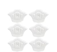 Semelles intérieures de talon for chaussures, 10 pièces, coussinets Patch for le Sport, taille réglable, semelle intérieure protection chaussure, autocollant arrière(White-5mm 3pair)
