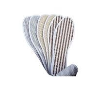 Semelles intérieures en coton et lin for hommes et femmes, 3 paires, semelles inférieures souples et respirantes, insertion de chaussures, coussin épais confortable absorbant la sueur(EU(37)-23.5 CM)