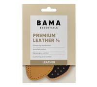 Semelles intérieures en cuir de Bama 1/2 - Semelles intérieures pour demi-chaussures Inserts absorbant les chocs avec charbon actif 1 paire - 38/39 EUR