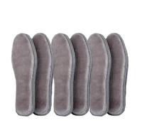 Semelles intérieures en feutre thermique épaissir les semelles chauffantes chaudes for hommes femmes chaussures d'hiver bottes de neige respirantes coussinets Imitation lapin Pour Climat Froid