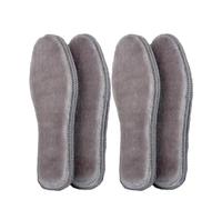 Semelles intérieures en feutre thermique épaissir les semelles chauffantes chaudes for hommes femmes chaussures d'hiver bottes de neige respirantes coussinets Imitation lapin(2 pairs,42)