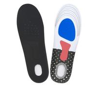 Semelles intérieures en gel pour homme et femme - Soutien de la voûte plantaire - Pour fasciite plantaire, soulagement de la douleur au talon et absorption des chocs - Semelles orthopédiques