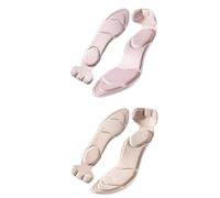 Semelles intérieures en mousse à mémoire de forme for femmes, antidérapantes, découpables, confortables, respirantes, Protection du talon, coussinets chaussures Massage(Color2 color3 2pc)