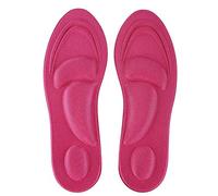 Semelles intérieures en Mousse à mémoire de Forme Semelles orthopédiques Pieds Plats Support de voûte Plantaire Semelle intérieure en Mousse à mémoire de Forme pour Hommes et(Women-Pink)