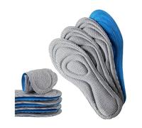 Semelles intérieures en mousse coussinée avec soutien de la voûte plantaire - Semelles orthopédiques for hommes et femmes - Amortissantes for la course et la marche (2 paires)(Gray,43-44(270mm))