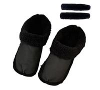 Semelles intérieures épaisses, pelucheuses avec lacets, doublure douce, confortable et chaude pour homme et femme, temps froid, hiver, quotidien