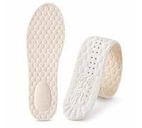 Semelles Intérieures Été | 80% latex et tissu, semelle complète, absorbe la transpiration, 2.2mm d'épaisseur, pour sneakers, pour le travail, pour l'été