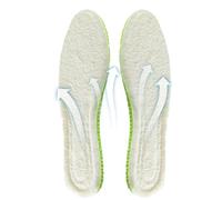 Semelles intérieures extra épaisses - Inserts de chaussures en laine pelucheuse avec extrait d'armoise, chauffe-pieds respirants, semelles confortables pour la pêche, la randonnée, le camping
