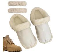 Semelles Intérieures Femme,Semelles Douillettes Doudou avec Lacets - Doublures De Chaussons Confortables Et Chaudes Pour Femmes Et Hommes - Froid Maison Intérieur