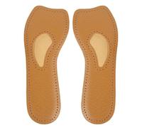 Semelles intérieures fines en cuir - Coussinets de chaussures - Semelles rembourrées à talon haut, latex doux et rembourré, doublures de chaussures habillées pour la marche des sandales, bottes plates