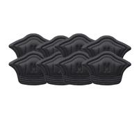 Semelles intérieures for chaussures, Patch coussinets de talon for taille réglable, semelle intérieure adhésive, autocollant arrière, 4/8 pièces/ensemble(4Pairs-Black-8mm)