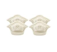 Semelles intérieures for chaussures, Patch coussinets de talon for taille réglable, semelle intérieure adhésive, autocollant arrière, 4/8 pièces/ensemble(2Pairs-Beige-4mm)