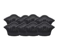 Semelles intérieures for chaussures, Patch coussinets de talon for taille réglable, semelle intérieure adhésive, autocollant arrière, 4/8 pièces/ensemble(4Pairs-Black-4mm)