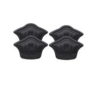 Semelles intérieures for chaussures, Patch coussinets de talon for taille réglable, semelle intérieure adhésive, autocollant arrière, 4/8 pièces/ensemble(2Pairs-Black-8mm)
