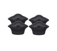 Semelles intérieures for chaussures, Patch coussinets de talon for taille réglable, semelle intérieure adhésive, autocollant arrière, 4/8 pièces/ensemble(2Pairs-Black-4mm)