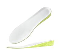 Semelles intérieures invisibles en mousse à mémoire de forme - Respirantes et confortables - Pour homme et femme - Soin des pieds - Vert - Boost 2,5 cm, EU35-40 (250 mm)