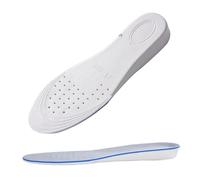 Semelles intérieures invisibles for chaussures rehaussantes, coussinets respirants et absorbant les chocs Pour Les Fêtes, Les Réunions(White1.5cm,EU35-36(230mm))